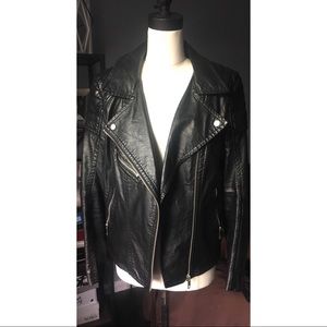 H&M faux leather jacket